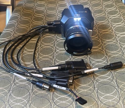 Blackmagic Micro Studio Camera 4k w/ Cables, Power Supply & Battery