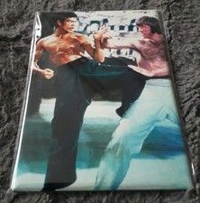 BRUCE LEE & CHUCK NORRIS THE WAY OF THE DRAGON FRIDGE MAGNET UNOPENED RARE!