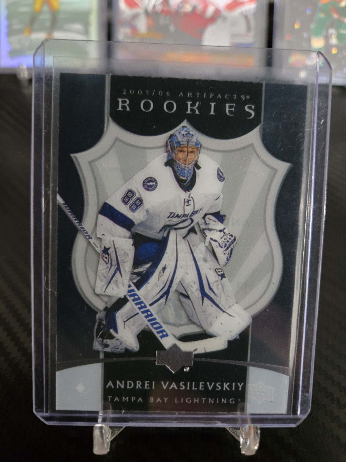 Andrei Vasilevskiy #CC05-3 Hockey Cards 2021 Upper Deck Artifacts 2005-06 Clear Cut Retro Rookies trading card — raw and PSA graded price guide