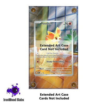 Fennekin 080 Black Star Promo Chaos Rising CRI Pokemon ME04 | Extended Art Case
