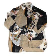 3.1 Phillip Lim xTarget 20th Anniversary Women  s Sheer Floral Tunic Blouse Small