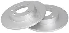 Image of 2x ABS 15703 Front Rear Brake Discs Solid 239mm Fits Audi Seat VW 80 Cordoba Van