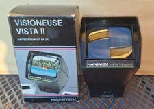 Vintage Hanimex Vista Viewer II Illuminated 2X Magnification with Original Box