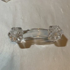 Lot Of 2/Liberty PN0300-CLR-C 3" Victorian Glass Cabinet Pull, Clear