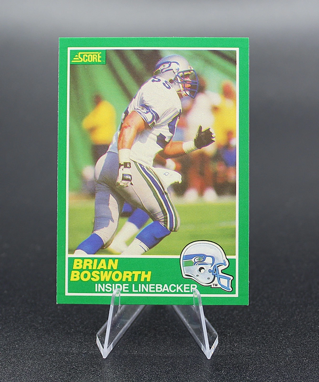 1989 Brian Bosworth Score - Seattle Seahawks SET BREAK CLEAN!