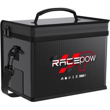 Lipo Battery Safe Bag - Fireproof Explosion-Proof Organizer for Storage, Tran...