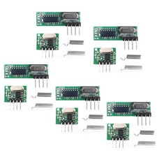5 PCS 433mhz Wireless RF Transmitter and Receiver with Antenna Ask Small