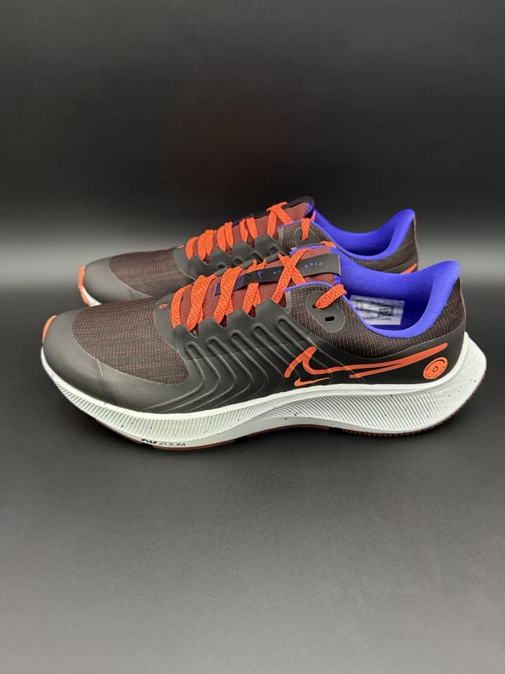 Hombres Nike Air Zoom Pegasus 38 Escudo Climatizado Zapatos para Correr Negros DC4073-003 Foto 3 de 4