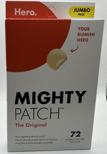 Mighty Patch Original Hydrocolloid Acne Pimple Patch Spot Treatment 2x24pk