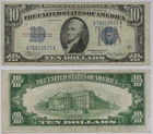 Series of 1934-A $10 Silver Certificate Friedberg 1702 XF 5OCQ