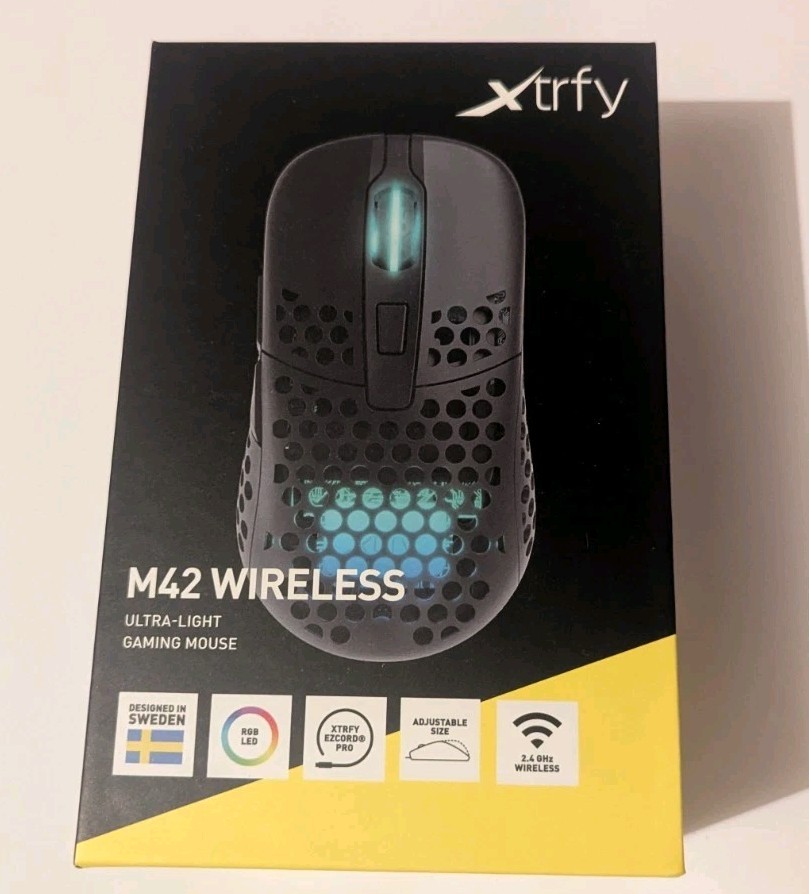 CHERRY XTRFY M42 RGB PREMIUM Wireless Ultra Light Gaming Mouse Black ⭐NEW⭐