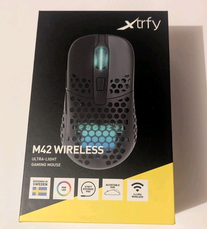 CHERRY XTRFY M42 RGB PREMIUM Wireless Ultra Light Gaming Mouse Black ⭐NEW⭐