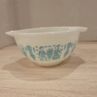 Pyrex Amish Butterprint 441 Cinderella Mixing Bowl 1.5 Pint Vintage Turquoise