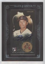 2023 Topps Allen & Ginter X Framed Mini Black Frame 6/25 Bo Naylor Auto 0n5k