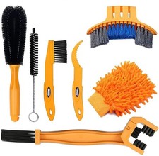 7pcs Bicycle Bike Cleaning Tools Set, Bike Clean Brush Kit Suitable for Mount...