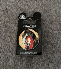 SPILLA MEDAGLIONE DISNEY/PIXAR CORAGGIOSA MERIDA E ANGUS ~ SPEDIZIONE GRATUITA!