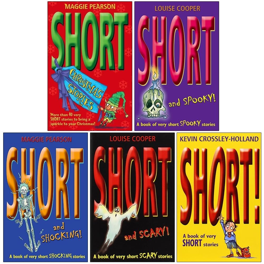 Short Story 5 Books Collection Set Short Christmas Stories, Short and Spooky!,