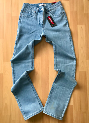 MillionX RITA Ladys Denim Stretch Jeans Gr. D36 L32 hellblau