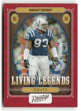2024 Panini Prestige #LL-DFY Dwight Freeney Living Legends Xtra Points Red #/399