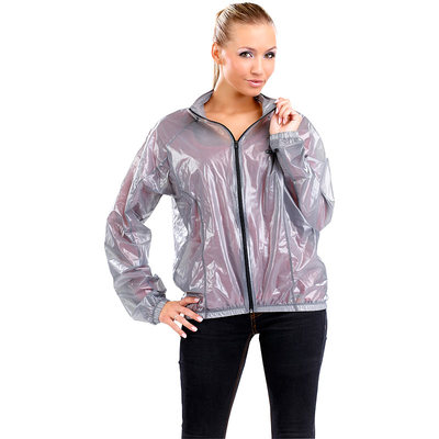 PEARL sports Jacke: Extraleichter Unisex-Sport-Windbreaker in Grau, Gr. L