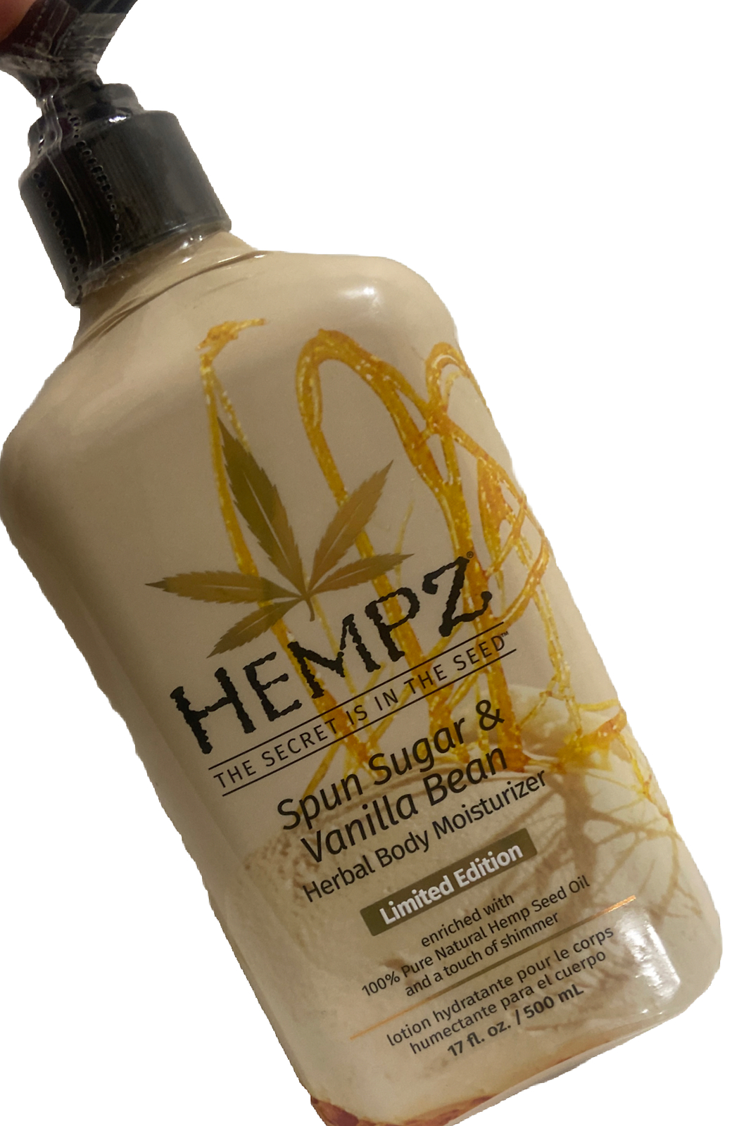 Hempz Ltd Edition SPUN SUGAR & VANILLA BEAN Herbal Body Moisturizer Lotion for sale online eBay