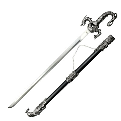 Fantasy Edge Saint George Dragon Saber Fantasy Knight Sword 440 Stainless Steel