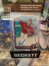 2022 bowman 1st ronny henriquez speckle auto /299