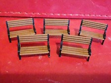 OO Gauge 00 Model Railway Park Benches Platform seating 3D printed