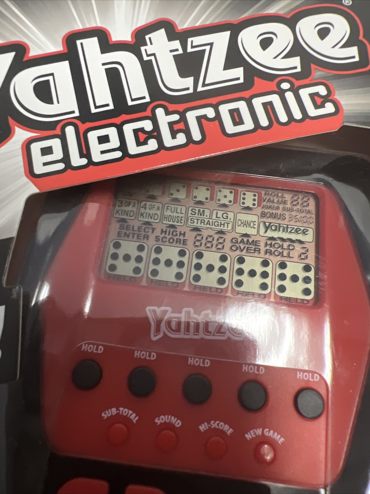 Hasbro Yahtzee Handheld Digital Game A2125 For Sale Online EBay Hasbro yahtzee handheld digital game a2125 for sale online ebay