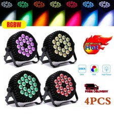 270W RGBW 18LED Par Light Stage lighting Rainbow DMX Disco Party DJ Uplighting