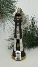 Old World Christmas NEW CAPE HENRY LIGHTHOUSE Glass Ornament 2018 with tag