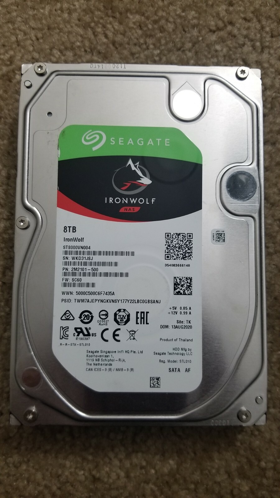 Ironwolf Nas 6TB HDD ハードディスク 喜ばれる誕生日プレゼント Ironwolf Nas 6TB HDD ハードディスク 喜ばれる誕生日プレゼント