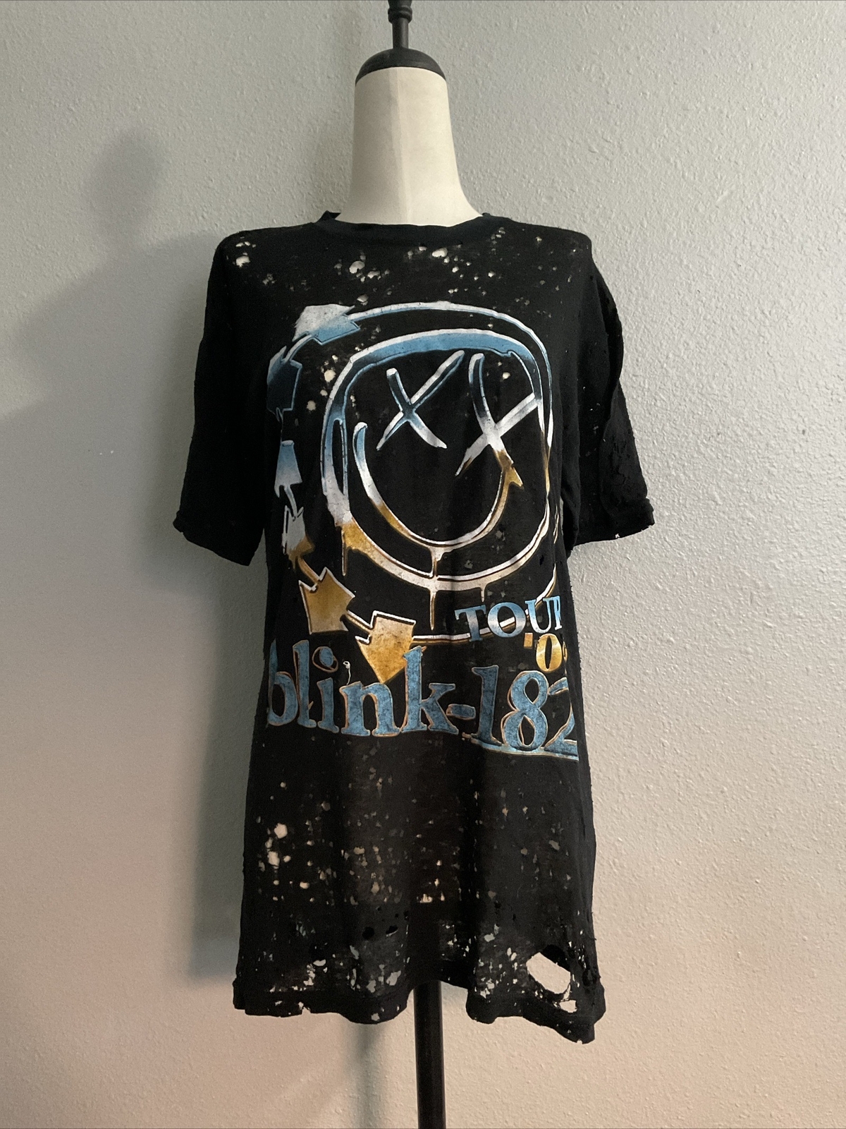 ALSTYLE BLINK-182 Band T-Shirt, Men's Size Small cotton black type Vintage Second Hand
