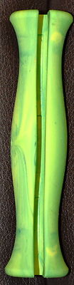 ARROW PULLER/LUMENOK EXTINGUISHER by BURT COYOTE--Green-Yellow Marble