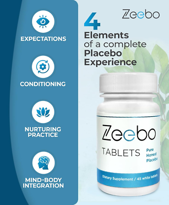 Zeebo Tablets – Pure Honest Placebo Tablets Designed to Help You