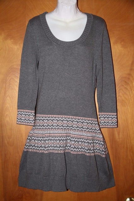 sweater skater dress