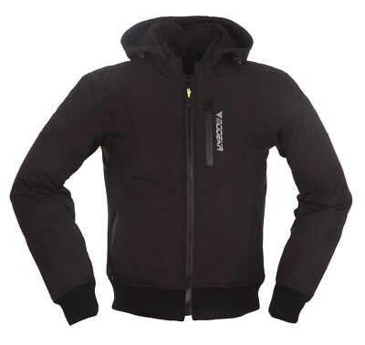 Motorrad Hoody / Tex-Jacke Modeka Clarke Farbe: Schwarz Gr: XXL