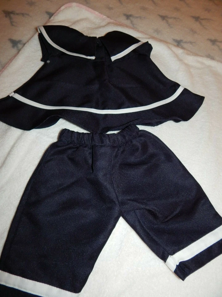Usado en Excelente Condición Ediciones Raras Niñas 6 Meses MARINERO Náutico Pascua Traje Azul Marino Blanco DARLIN Foto 4 de 4