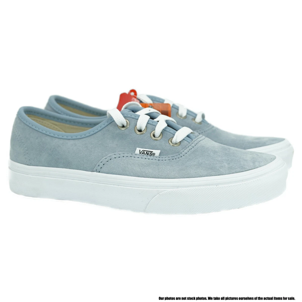 VN0A2Z5IV4Z1 VANS Authentic Pig Suede Blue Fog Men Size 4 Women Size 5.5