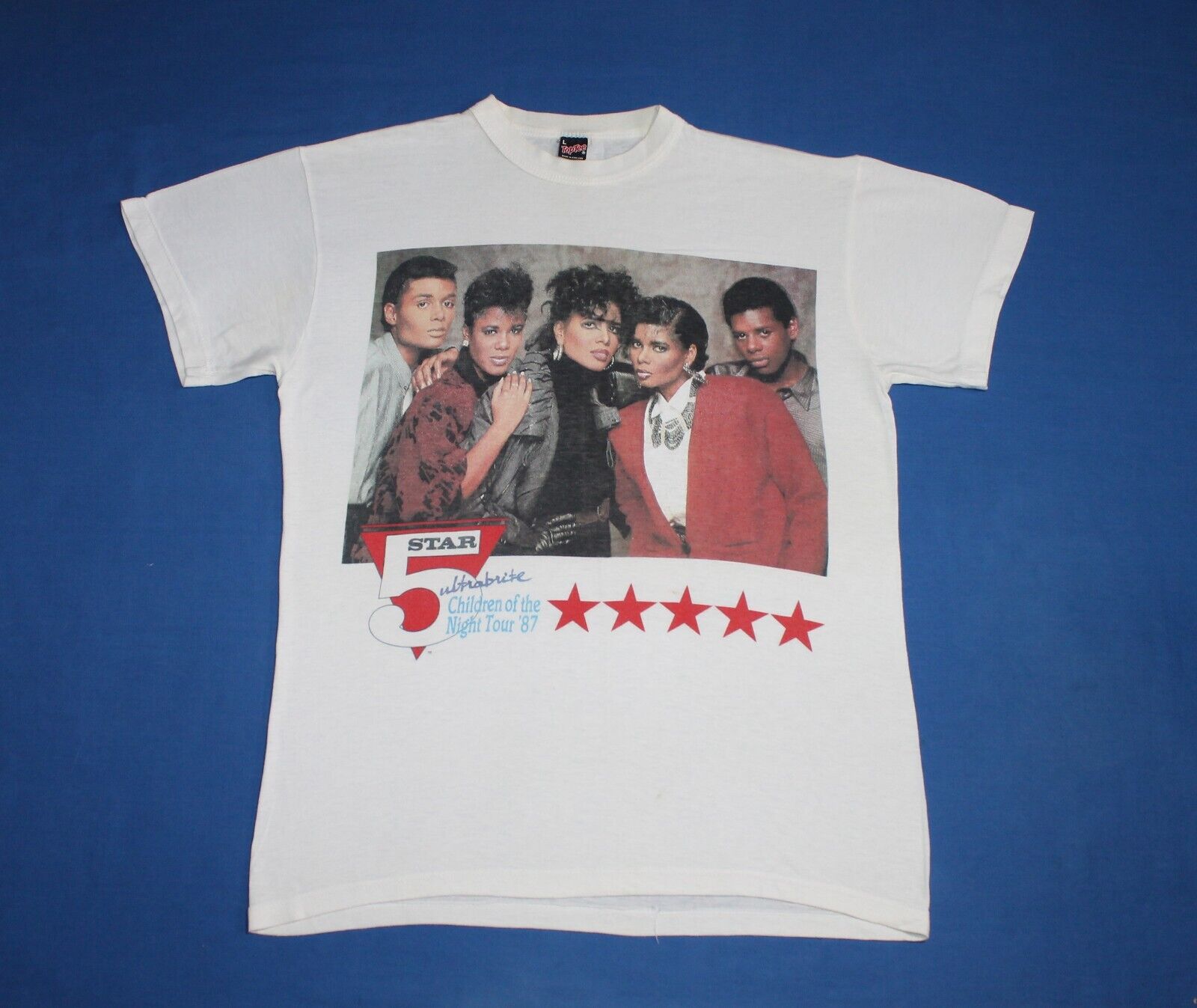 Vintage 80s Five Star Shirt Children Of The Night… - image 1