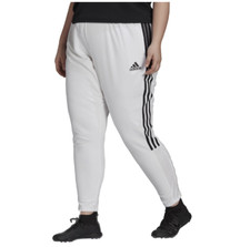 adidas Tiro Pants Womens Plus Sizes AeroReady Soccer Training White 1X 2X 3X 4X