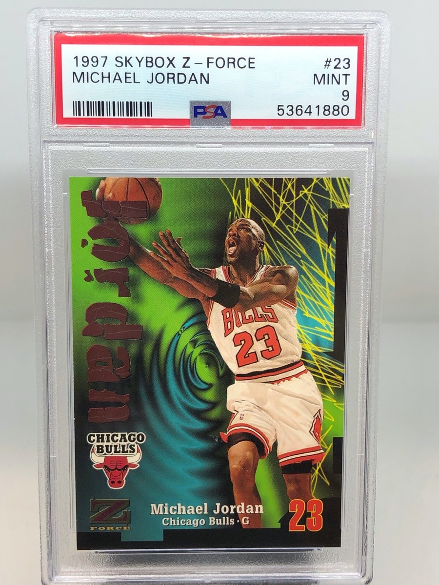 1997-98 Skybox Michael Jordan Z-Force #23! PSA 9! | eBay