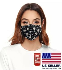 Flowers Face Masks Washable Adjustable Reusable Adult Cloth US Seller Fast Ship