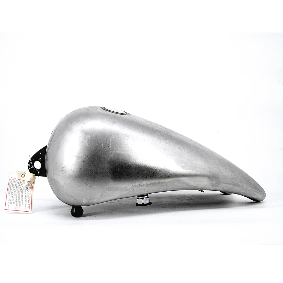 Tanque de combustible de gasolina crudo de 3,5 galones estirado de una pieza apto para Harley Sportster 1982-2003 Foto 3 de 4