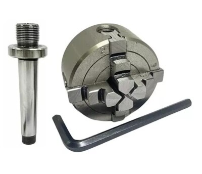 4 Jaw Independent Chuck 70MM With MT 2 Shank Thread 14X1