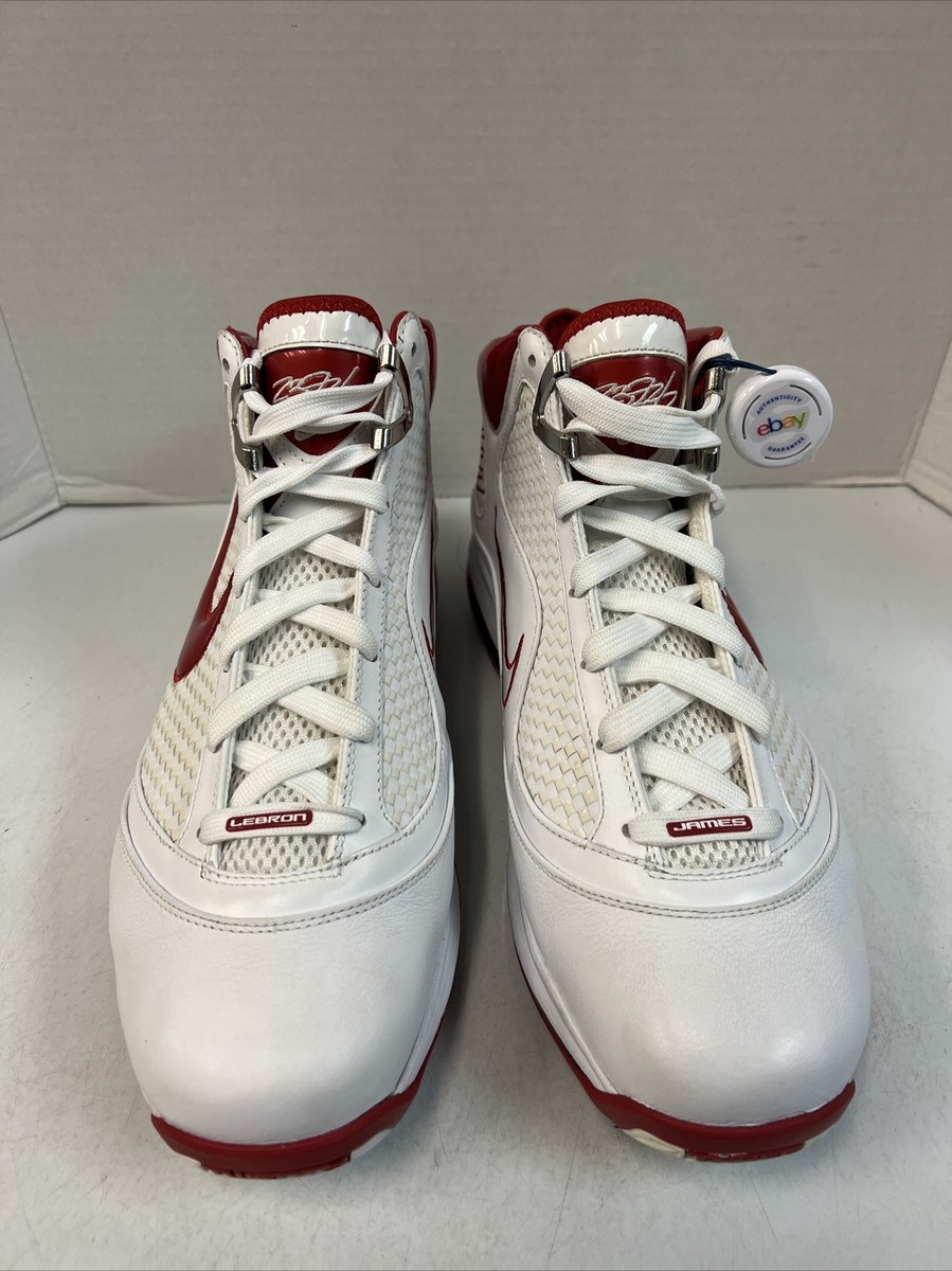 Nike Air Max LeBron 7 NFW White Varsity Red 2010 Size 13