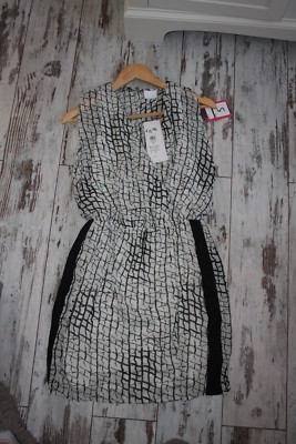 Women's Vila black and white dress size s