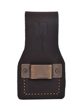 Leather Tape Measure Holder Drill Holder for Tool Belt w/ Steel Clip & HD Rivets