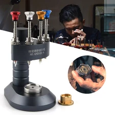 4 Pin High-Precision Watch Hand Presser Press Kit Watchmaker Repair Setting Tool