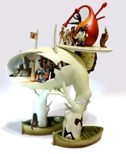 Hieronymus Bosch Tree Man Garden Of Earthly Delights Resin Sculpture 9"